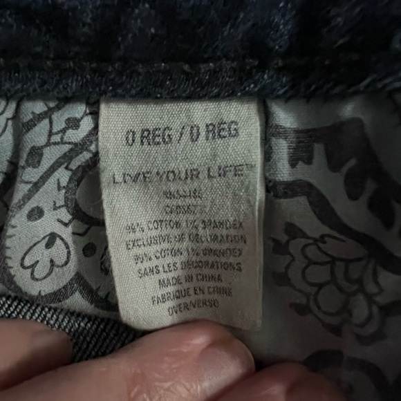 American Eagle distressed, skinny 77, stretch, low rise, jeans size 0 Reg - Picture 9 of 10